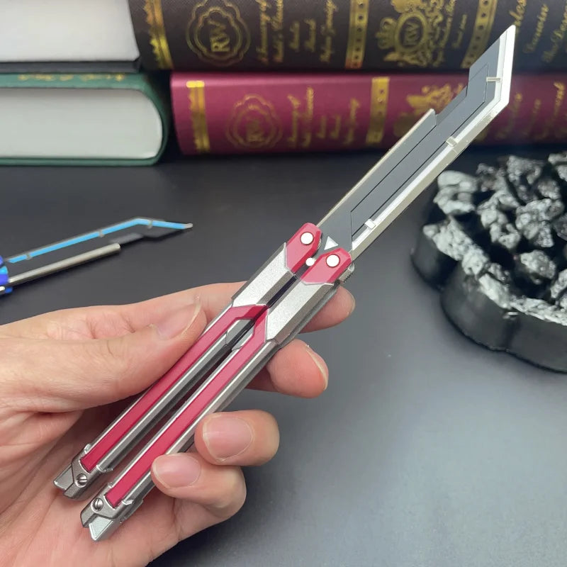 Butterfly Knife 20cm RGX Valorant - Zinc Alloy Collectible