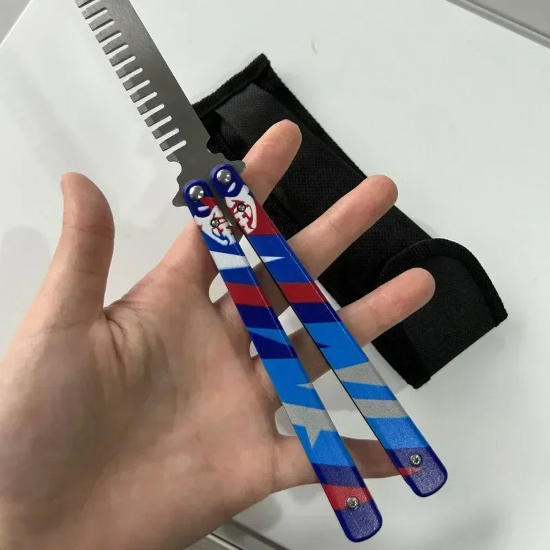 23cm Valorant Weapon Butterfly Comb GO Vol 2 Melee Game Peripheral Metal Material Samurai Sword Weapon Desktop Display Gift Toy