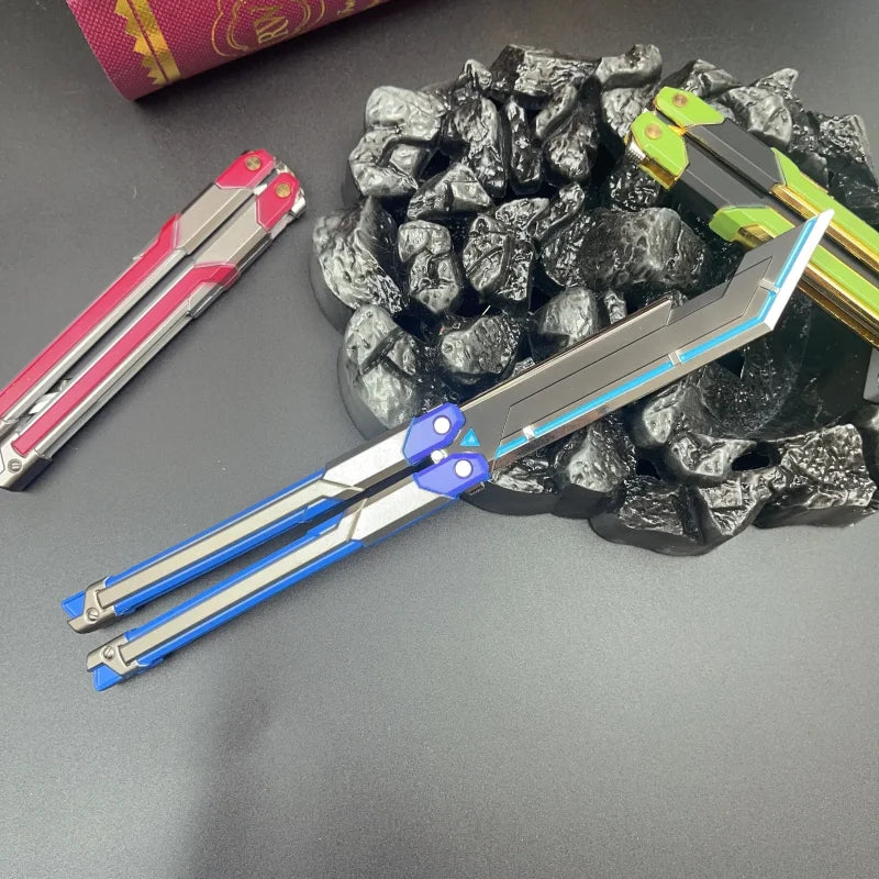 Butterfly Knife 20cm RGX Valorant - Zinc Alloy Collectible
