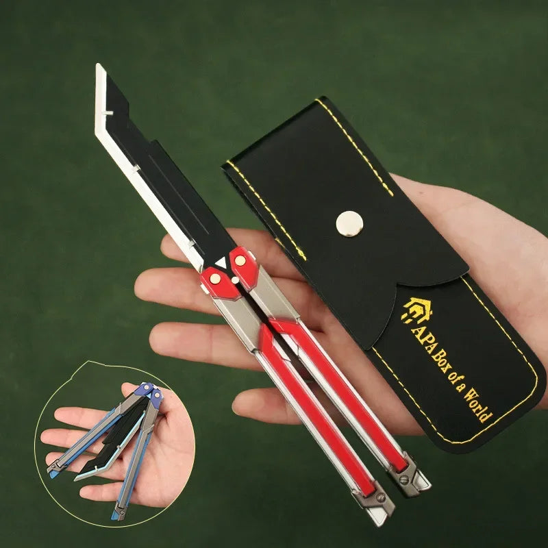Butterfly Knife 20cm RGX Valorant - Zinc Alloy Collectible