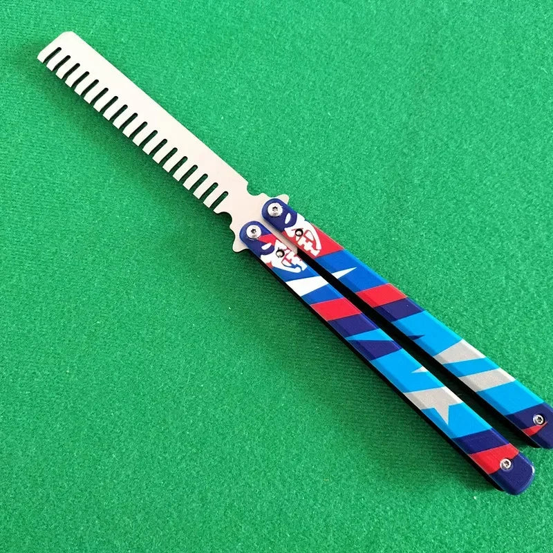 23cm Valorant Weapon Butterfly Comb GO Vol 2 Melee Game Peripheral Metal Material Samurai Sword Weapon Desktop Display Gift Toy