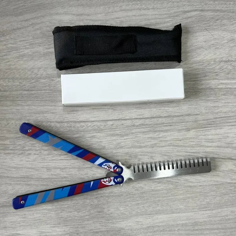 23cm Valorant Weapon Butterfly Comb GO Vol 2 Melee Game Peripheral Metal Material Samurai Sword Weapon Desktop Display Gift Toy