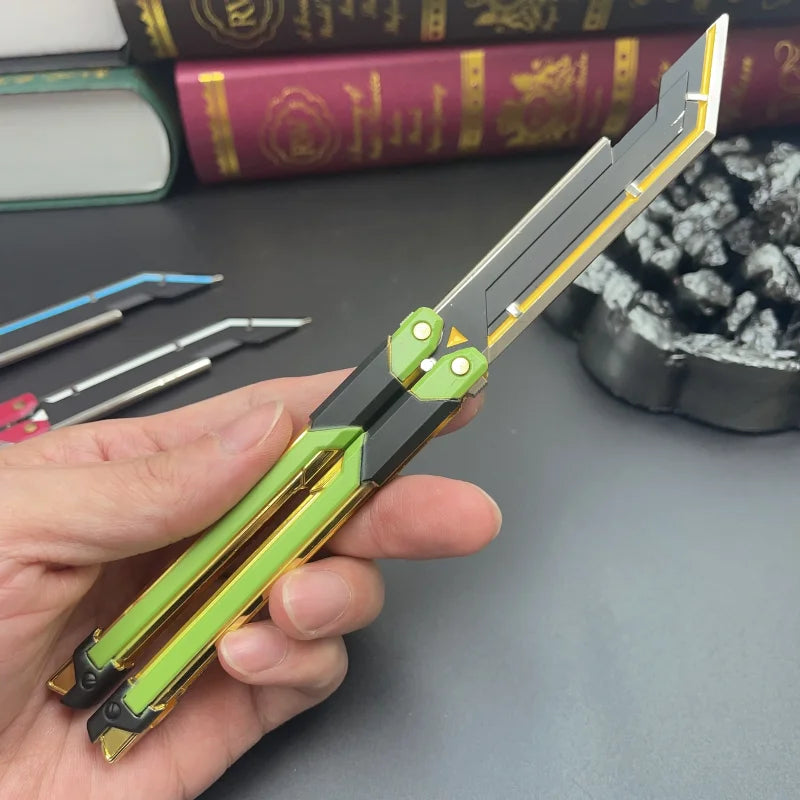 Butterfly Knife 20cm RGX Valorant - Zinc Alloy Collectible