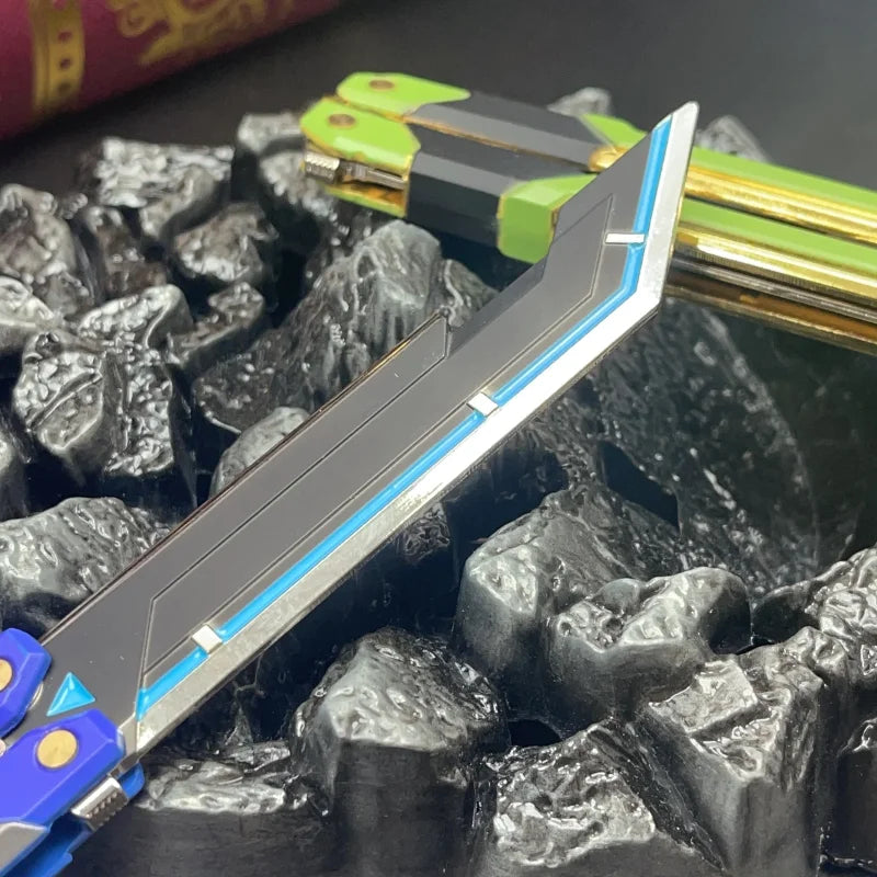 Butterfly Knife 20cm RGX Valorant - Zinc Alloy Collectible