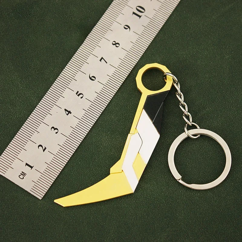 Valorant Weapon Prime Karambit Tactical Knife Melee16cm Alloy Metal Material Game Weapon Model Samurai Sword Gifts Toys for Boys