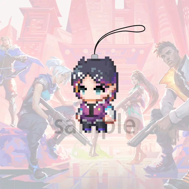 Acrylic Keychain Set Valorant Collectible