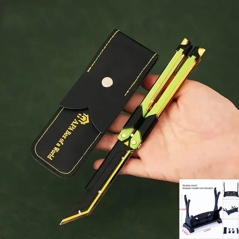 Butterfly Knife 20cm RGX Valorant - Zinc Alloy Collectible