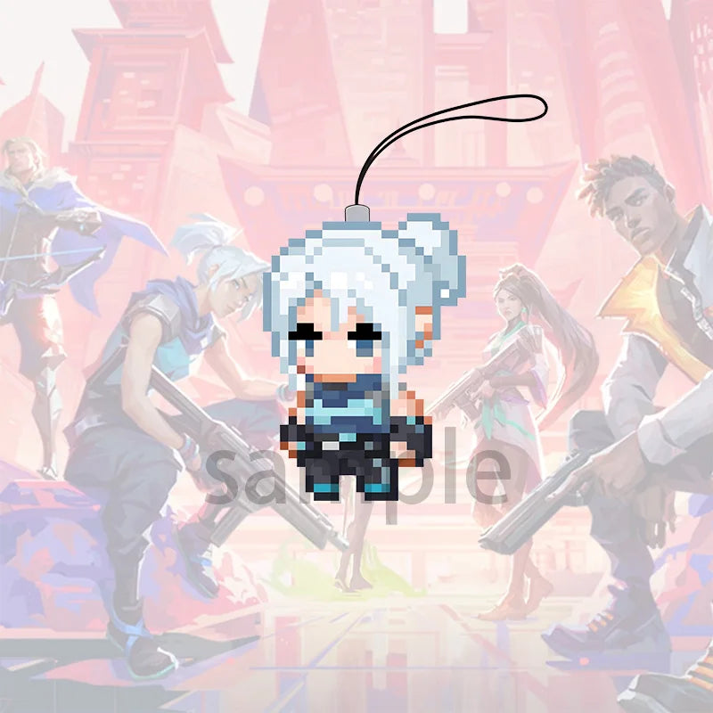 Acrylic Keychain Set Valorant Collectible