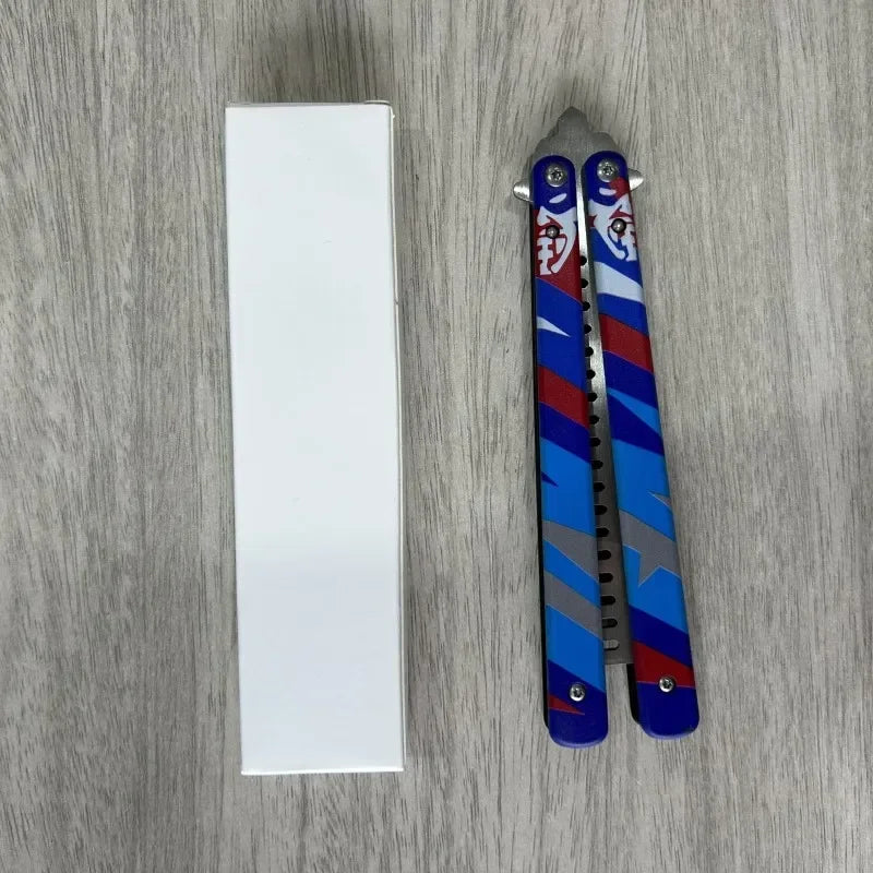 23cm Valorant Weapon Butterfly Comb GO Vol 2 Melee Game Peripheral Metal Material Samurai Sword Weapon Desktop Display Gift Toy