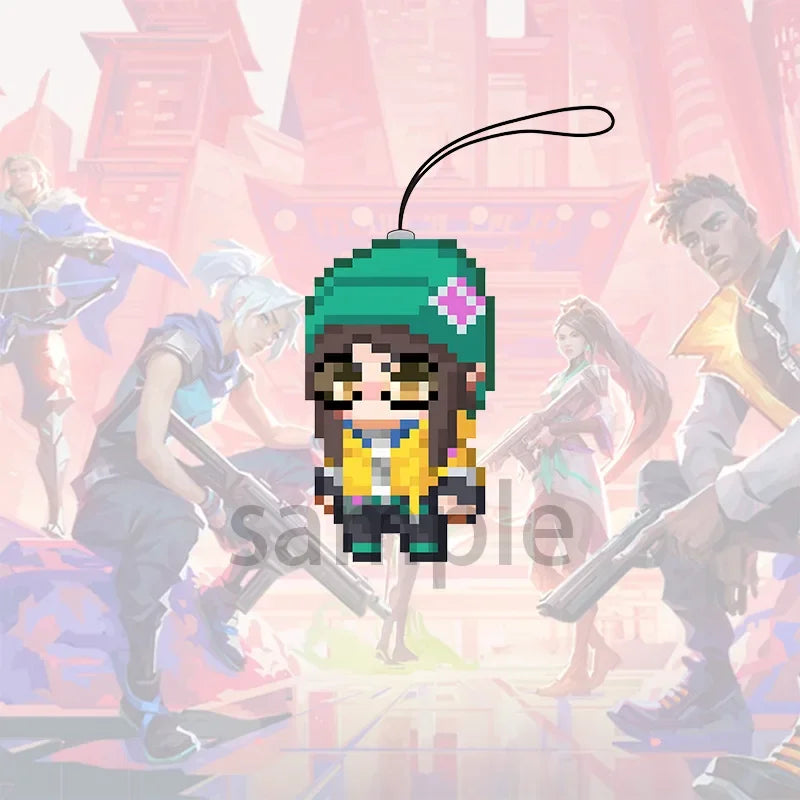 Acrylic Keychain Set Valorant Collectible