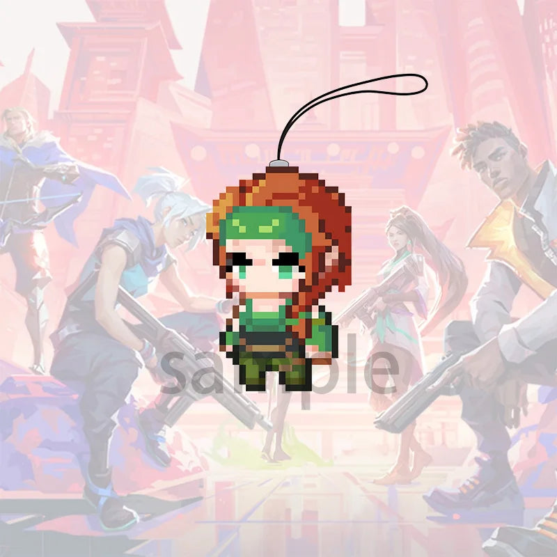 Acrylic Keychain Set Valorant Collectible