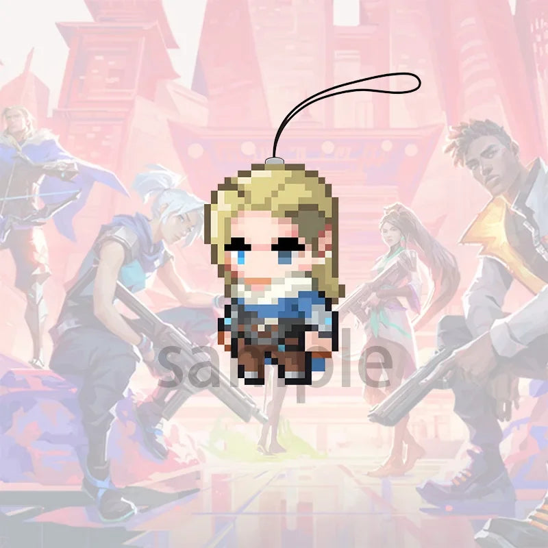 Acrylic Keychain Set Valorant Collectible