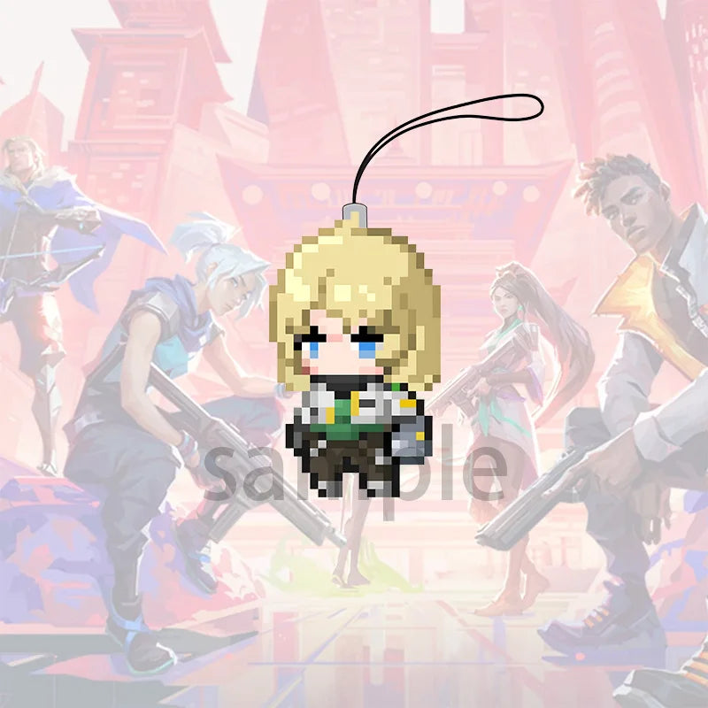 Acrylic Keychain Set Valorant Collectible