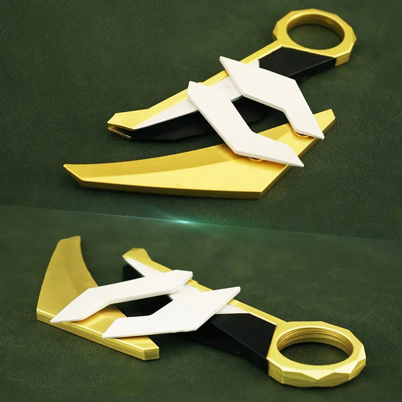 Valorant Weapon Prime Karambit Tactical Knife Melee16cm Alloy Metal Material Game Weapon Model Samurai Sword Gifts Toys for Boys