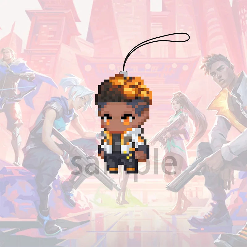 Acrylic Keychain Set Valorant Collectible