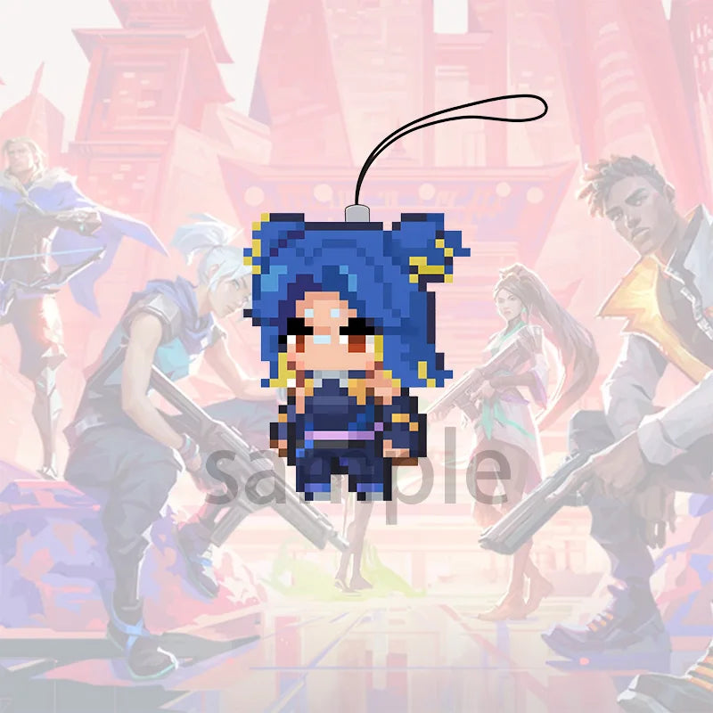 Acrylic Keychain Set Valorant Collectible