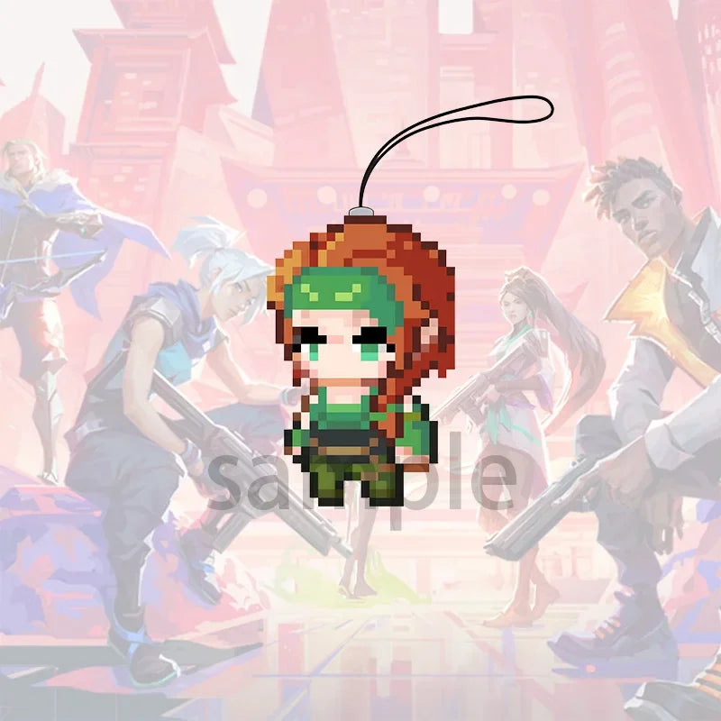 Acrylic Keychain Set Valorant Collectible