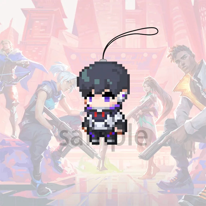 Acrylic Keychain Set Valorant Collectible