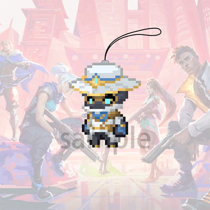 Acrylic Keychain Set Valorant Collectible