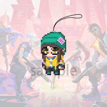 Acrylic Keychain Set Valorant Collectible