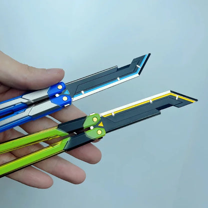Butterfly Knife 20cm RGX Valorant  - Zinc Alloy Collectible