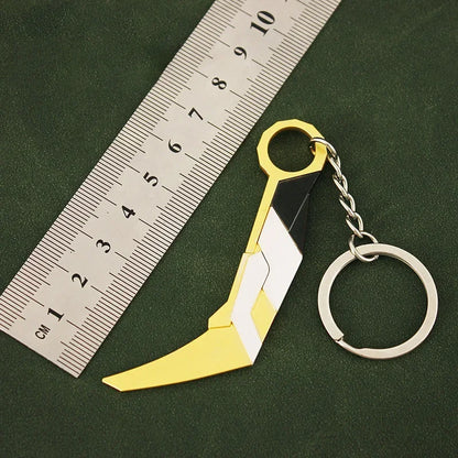 Valorant Weapon Prime Karambit Tactical Knife Melee16cm Alloy Metal Material Game Weapon Model Samurai Sword Gifts Toys for Boys