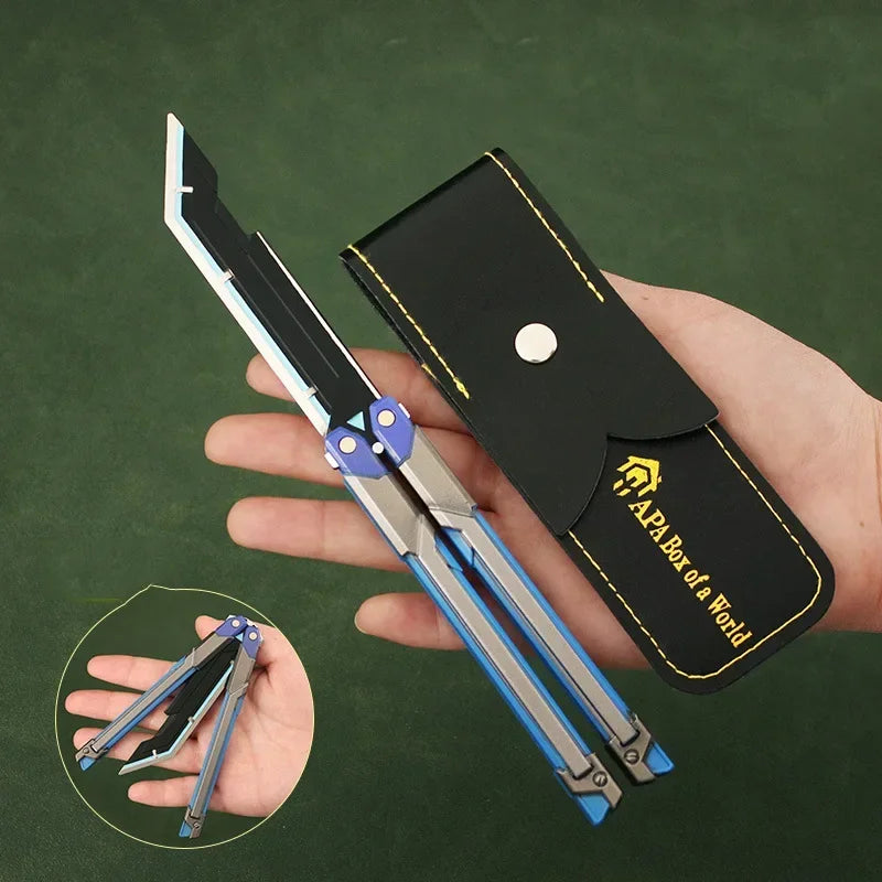 Butterfly Knife 20cm RGX Valorant  - Zinc Alloy Collectible