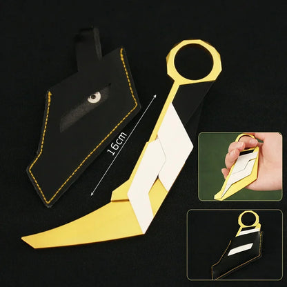 Valorant Weapon Prime Karambit Tactical Knife Melee16cm Alloy Metal Material Game Weapon Model Samurai Sword Gifts Toys for Boys